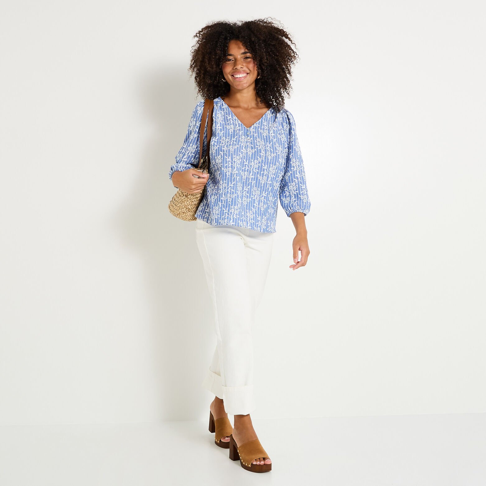 Blouse imprimée femme