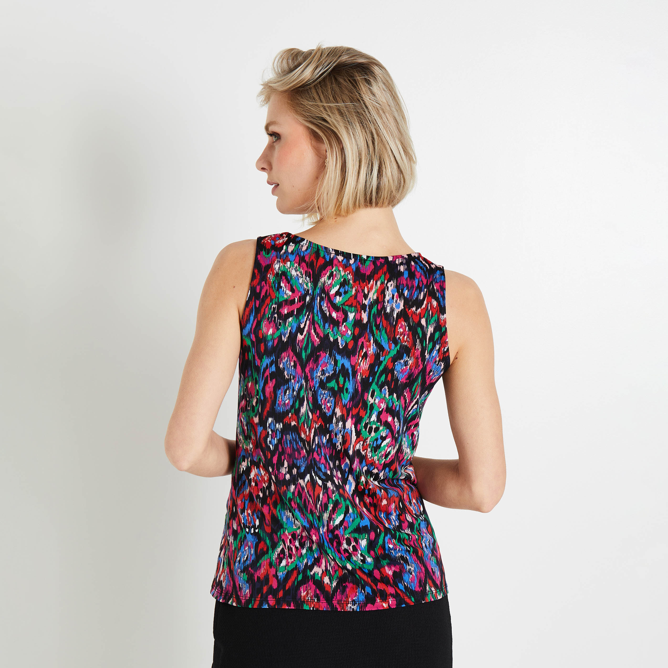 D&eacute;bardeur imprim&eacute; femme