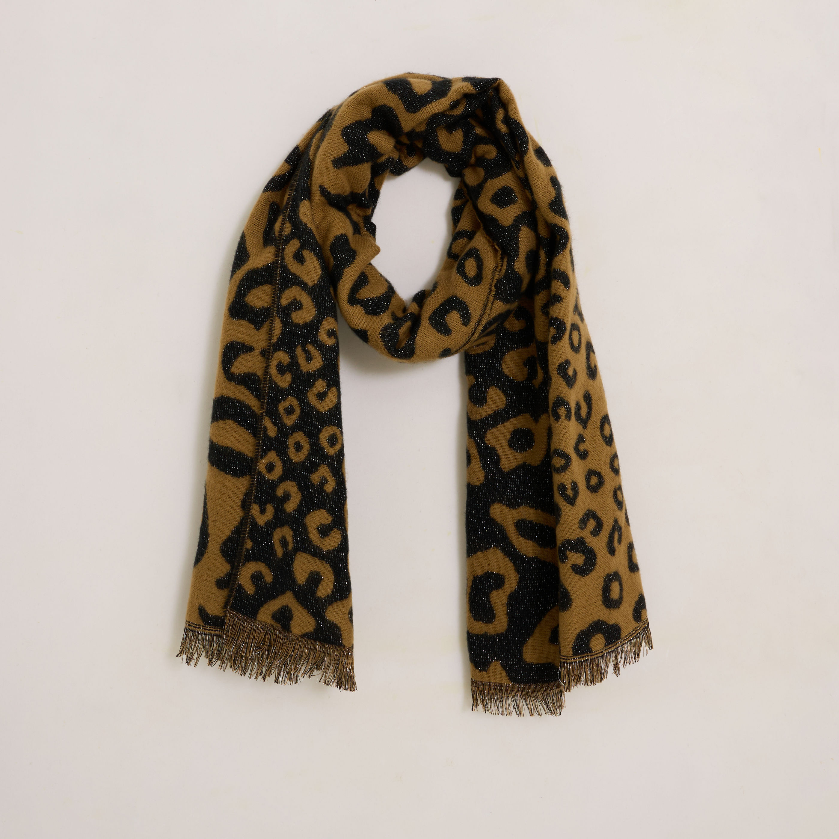 &Eacute;charpe imprim&eacute; l&eacute;opard femme