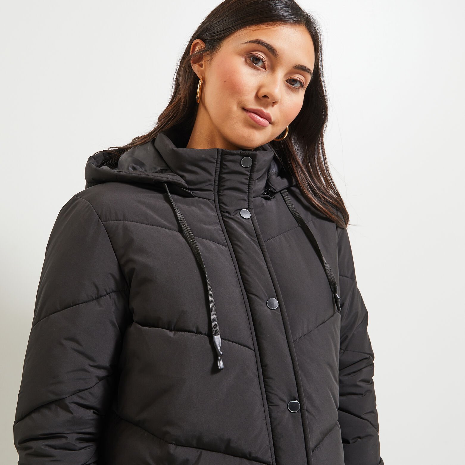Doudoune à capuche femme