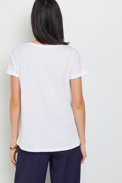 T-shirt à message femme