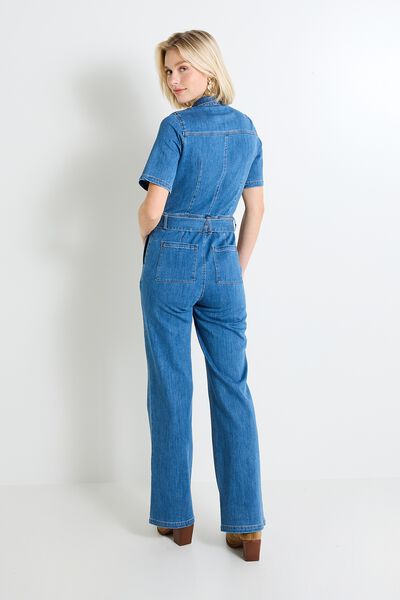 Combinaison en denim femme