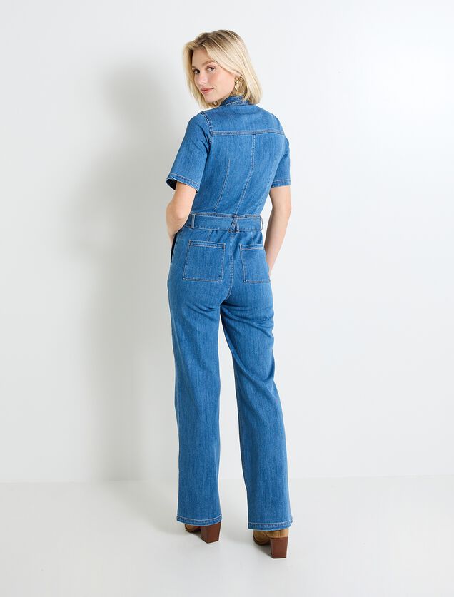 Combinaison en denim femme