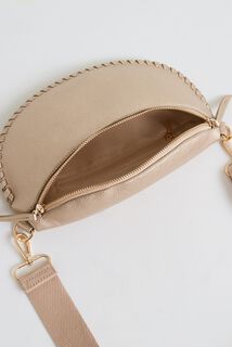 Sac banane doré femme