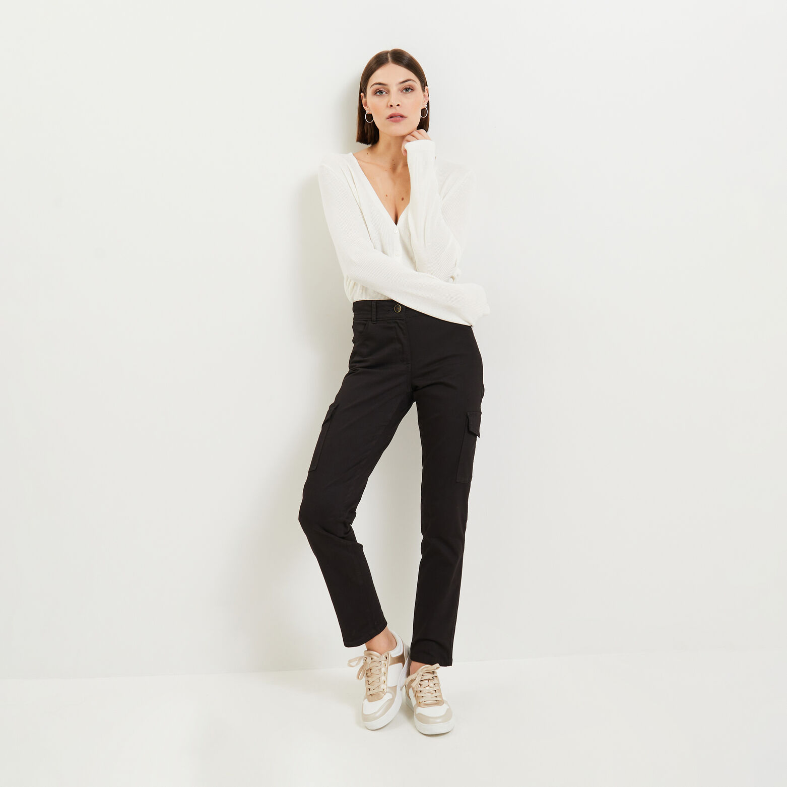 Pantalon cargo femme