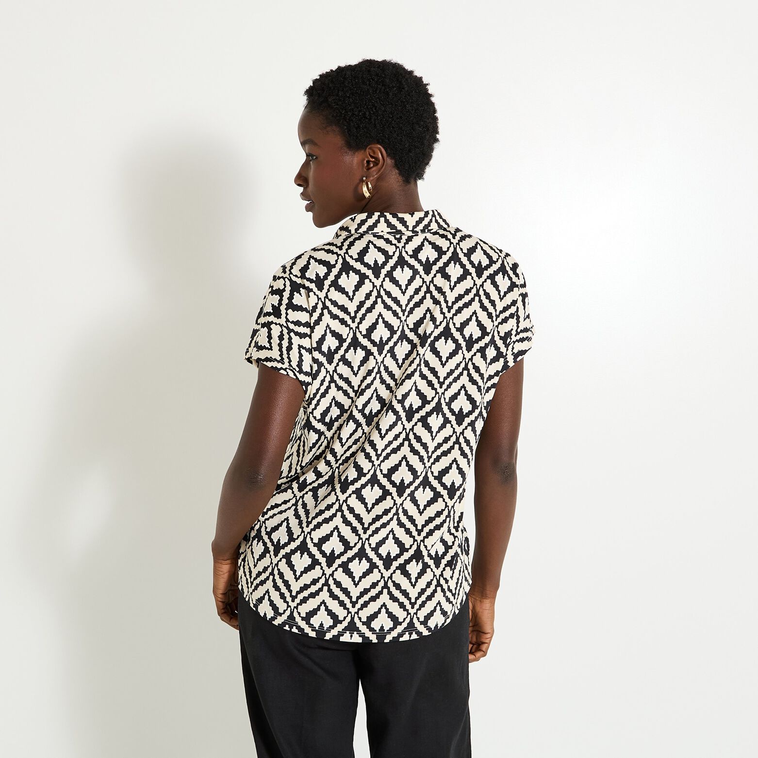 Chemise imprimée en venezia femme
