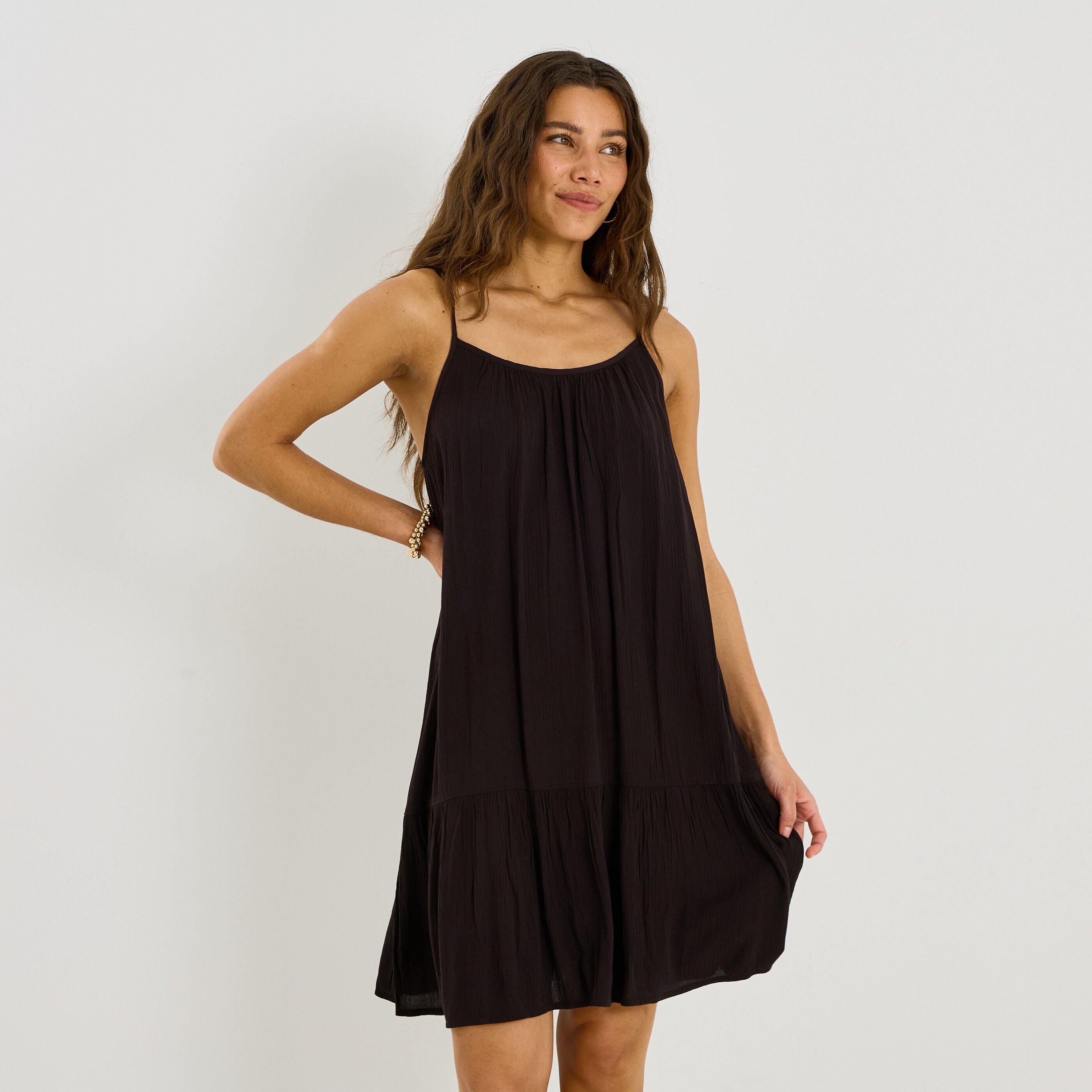 Robe courte fines bretelles