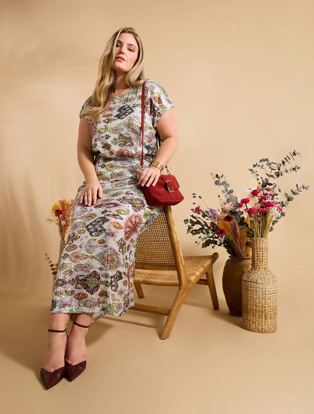 Robe longue habillée femme