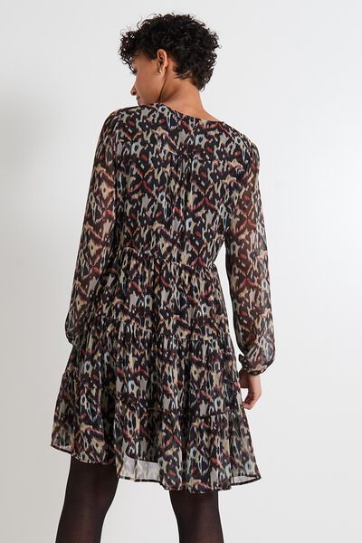 Robe col V femme
