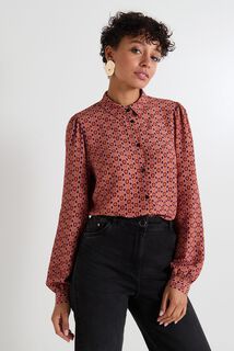 Chemisier col chemise femme