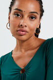Tshirt uni manches 3/4 femme