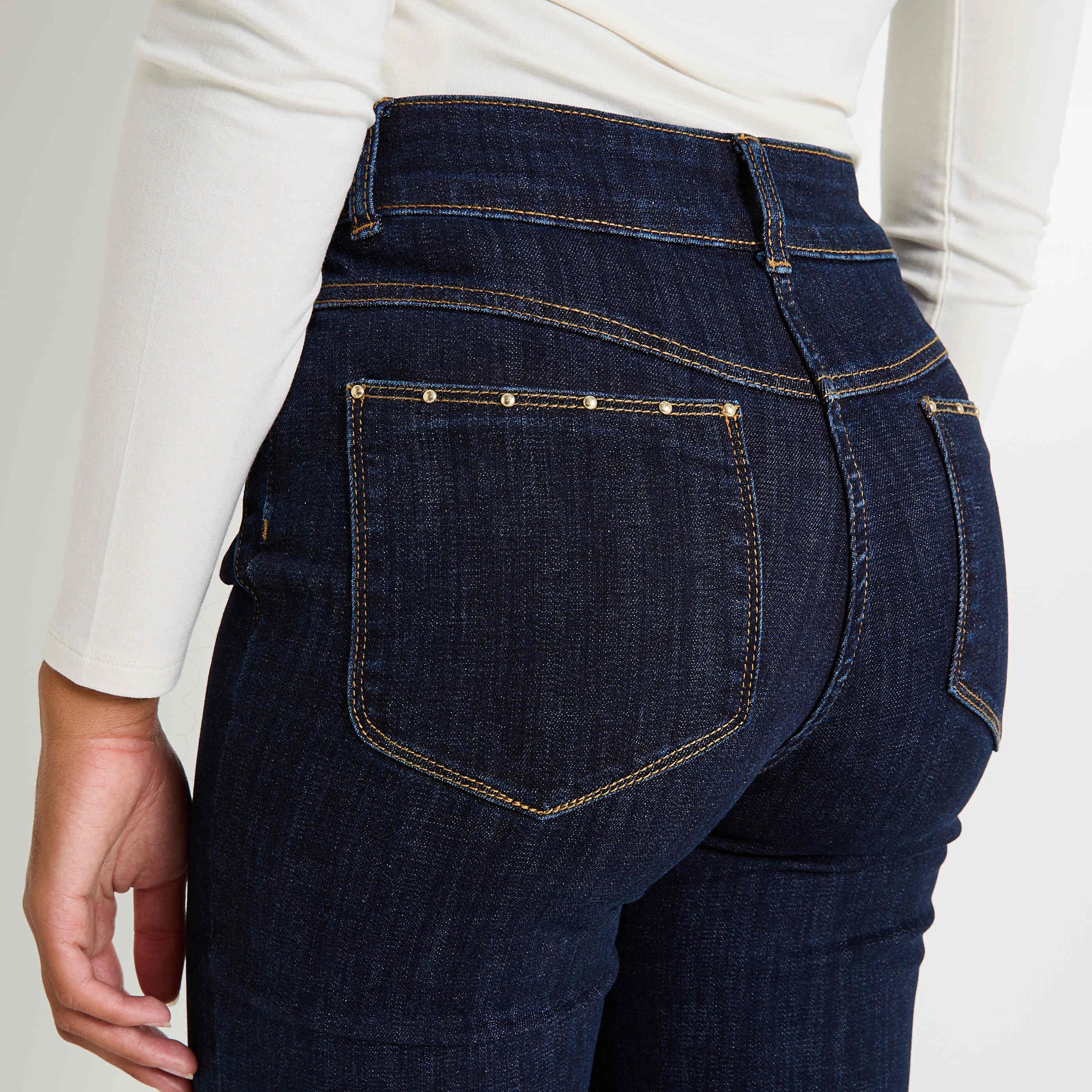 Jean bootcut raccourci IBIZA RB02 femme