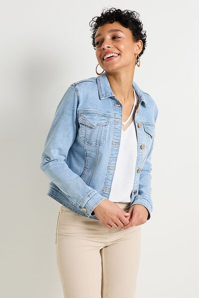 Veste en denim femme