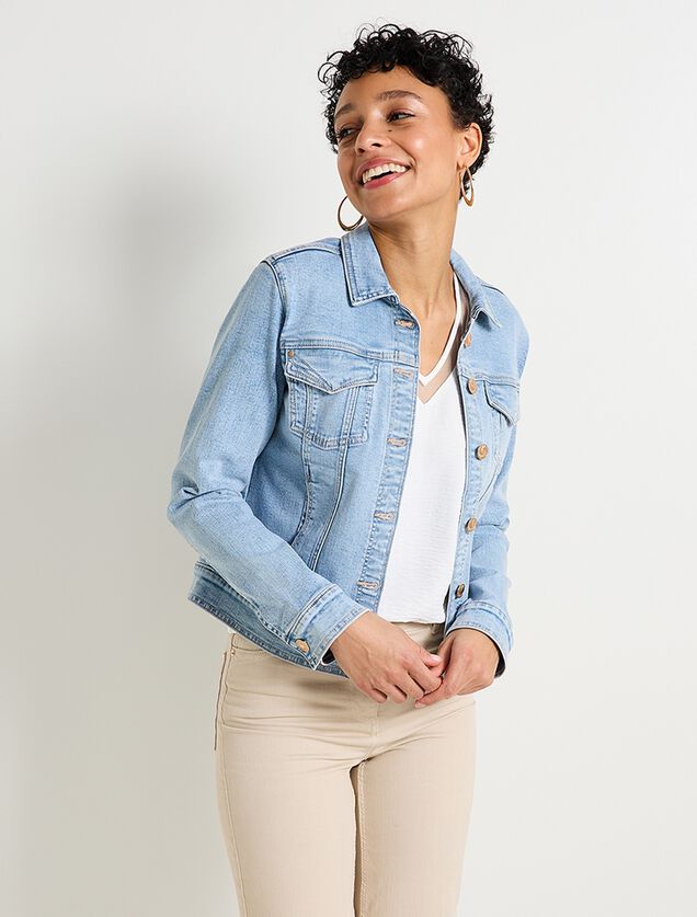 Veste en denim femme