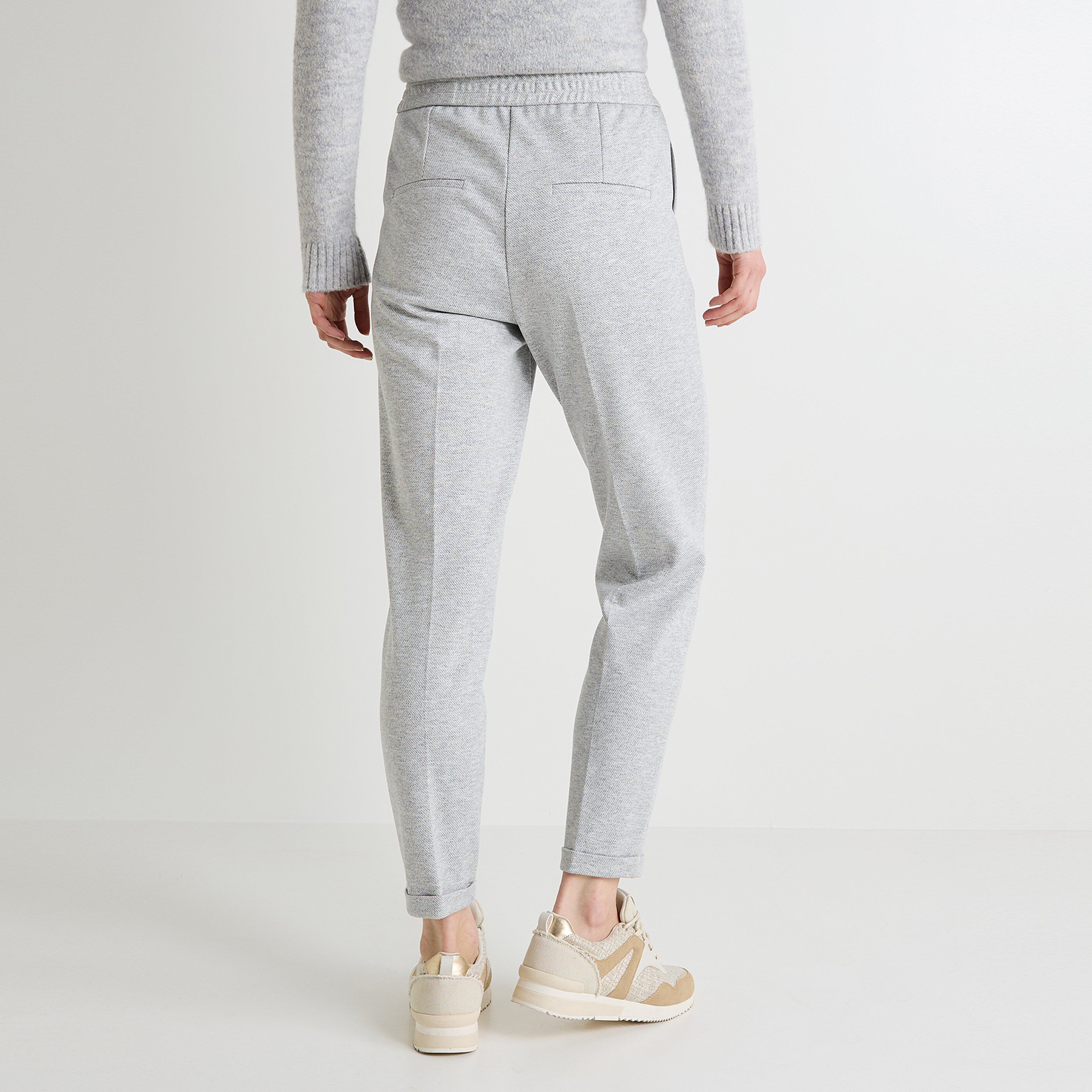 Pantalon cigarette femme