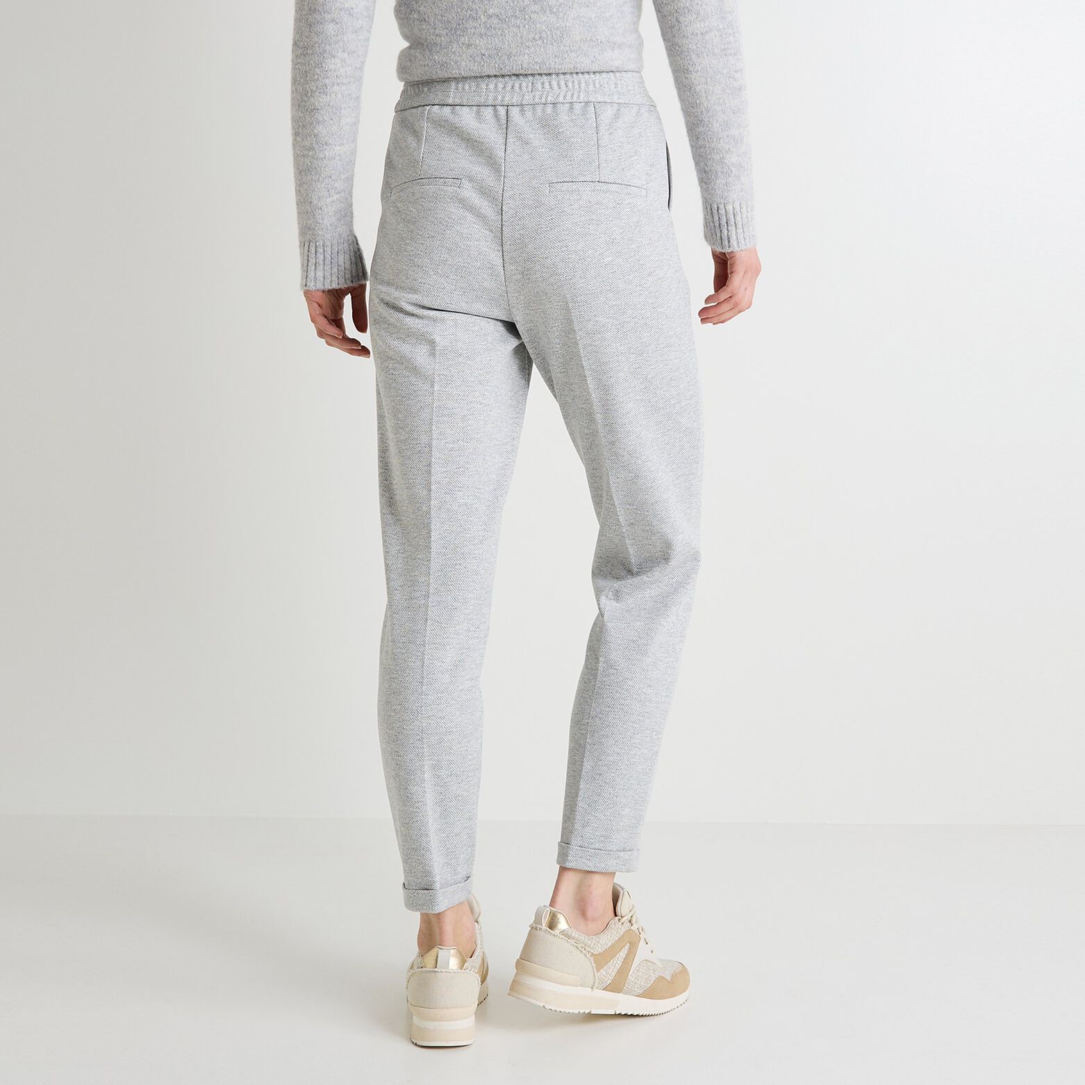 Pantalon cigarette femme