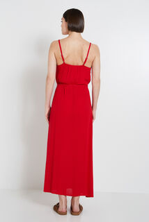 Robe longue unie femme