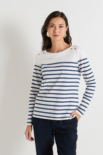T-shirt col bateau femme