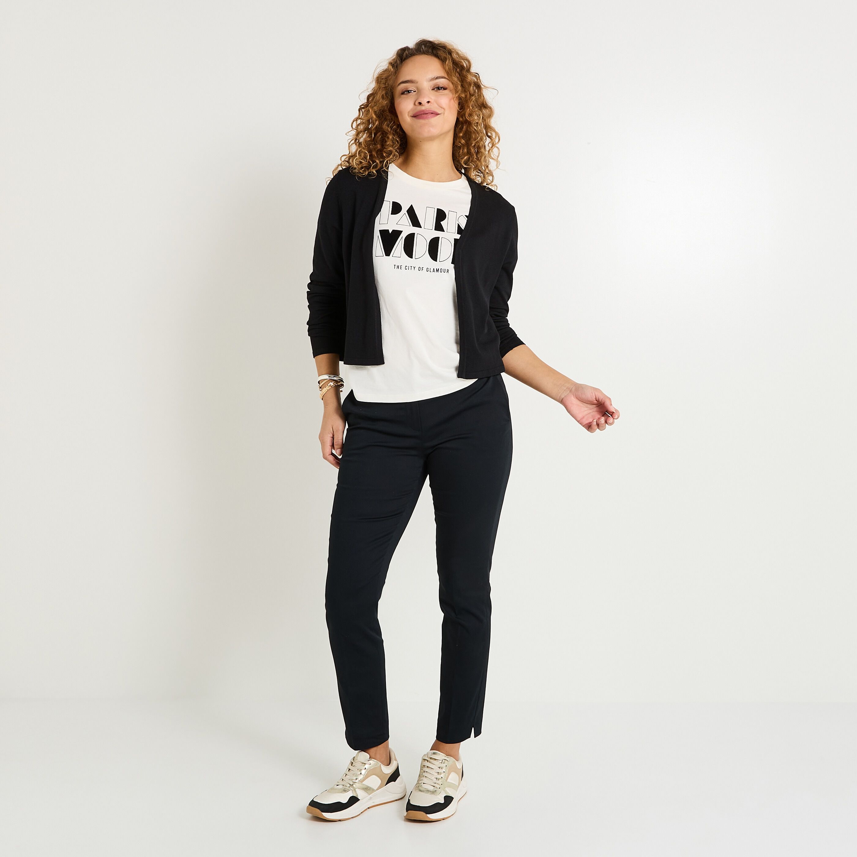 Gilet manches longues femme