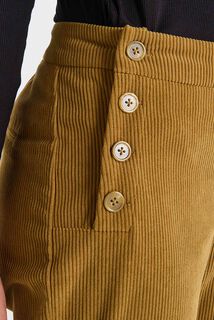 Pantalon velours femme