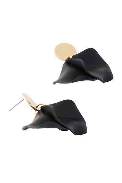Boucles d'oreilles pétales en coating