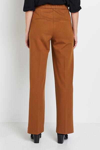 Pantalon large en maille femme