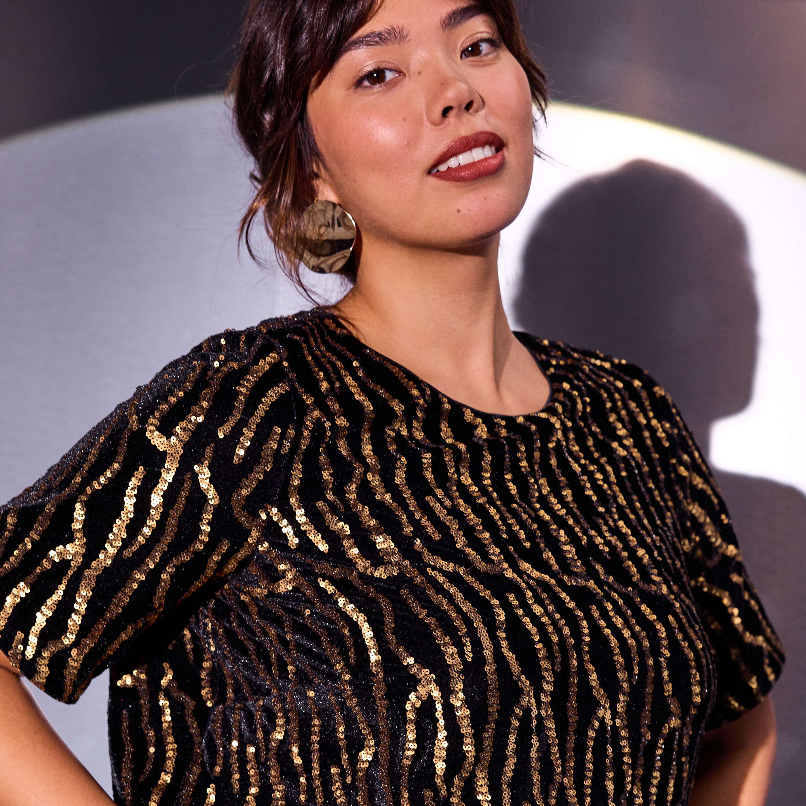 Combinaison paillettes femme