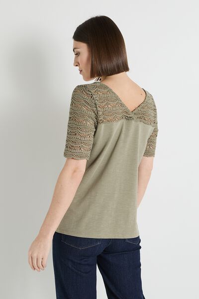 T-shirt col V femme