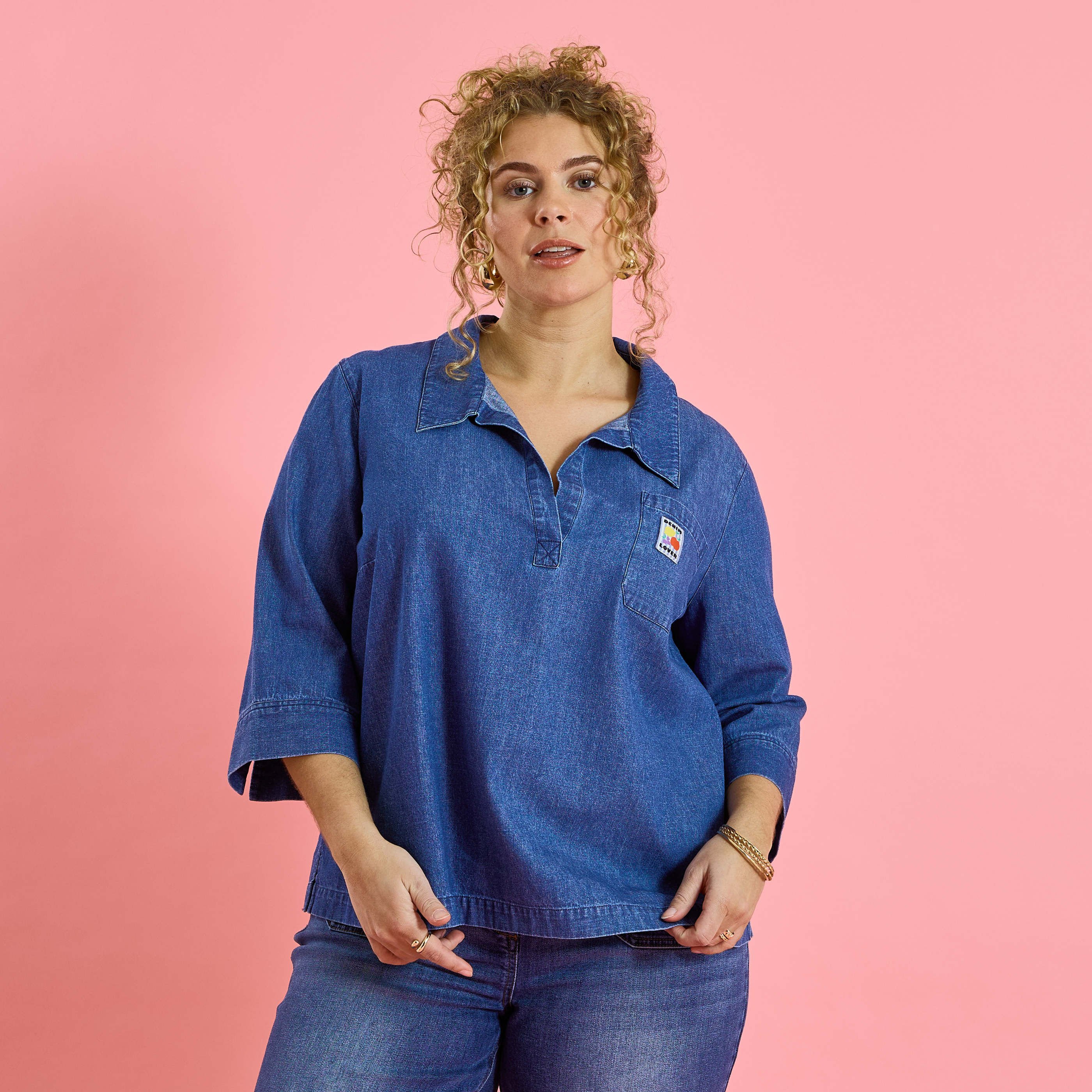 Vareuse en denim femme