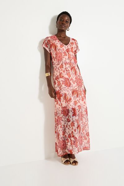 Robe imprimé fleuri femme