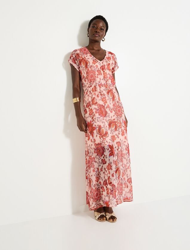 Robe imprimé fleuri femme