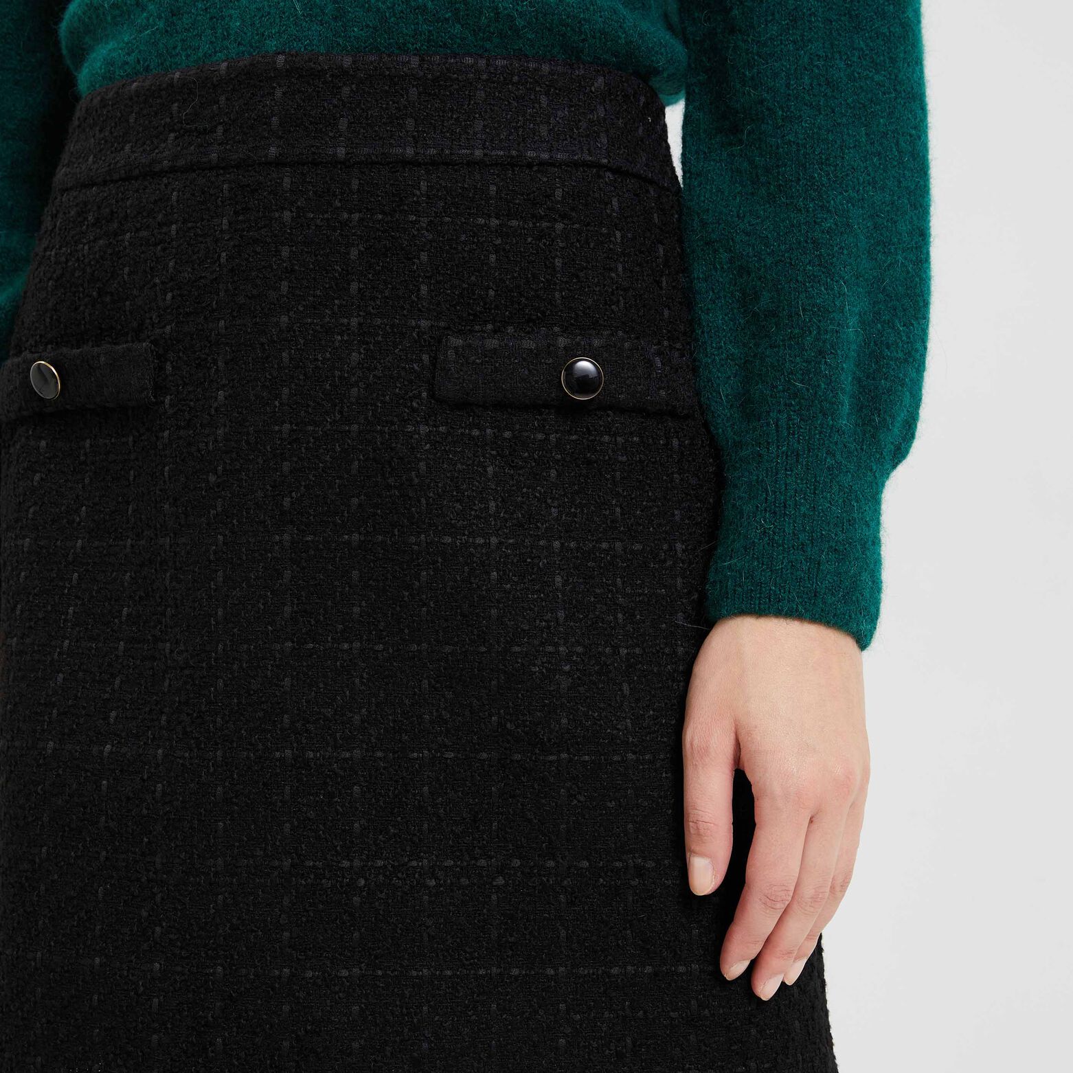 Jupe en tweed femme