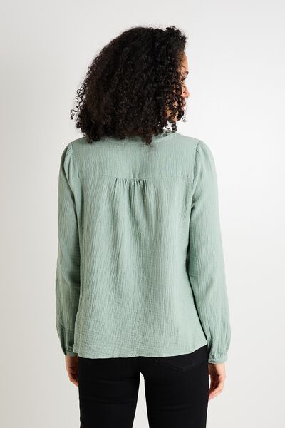 Chemise en gaze de coton femme