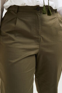 Pantalon chino raccourci femme