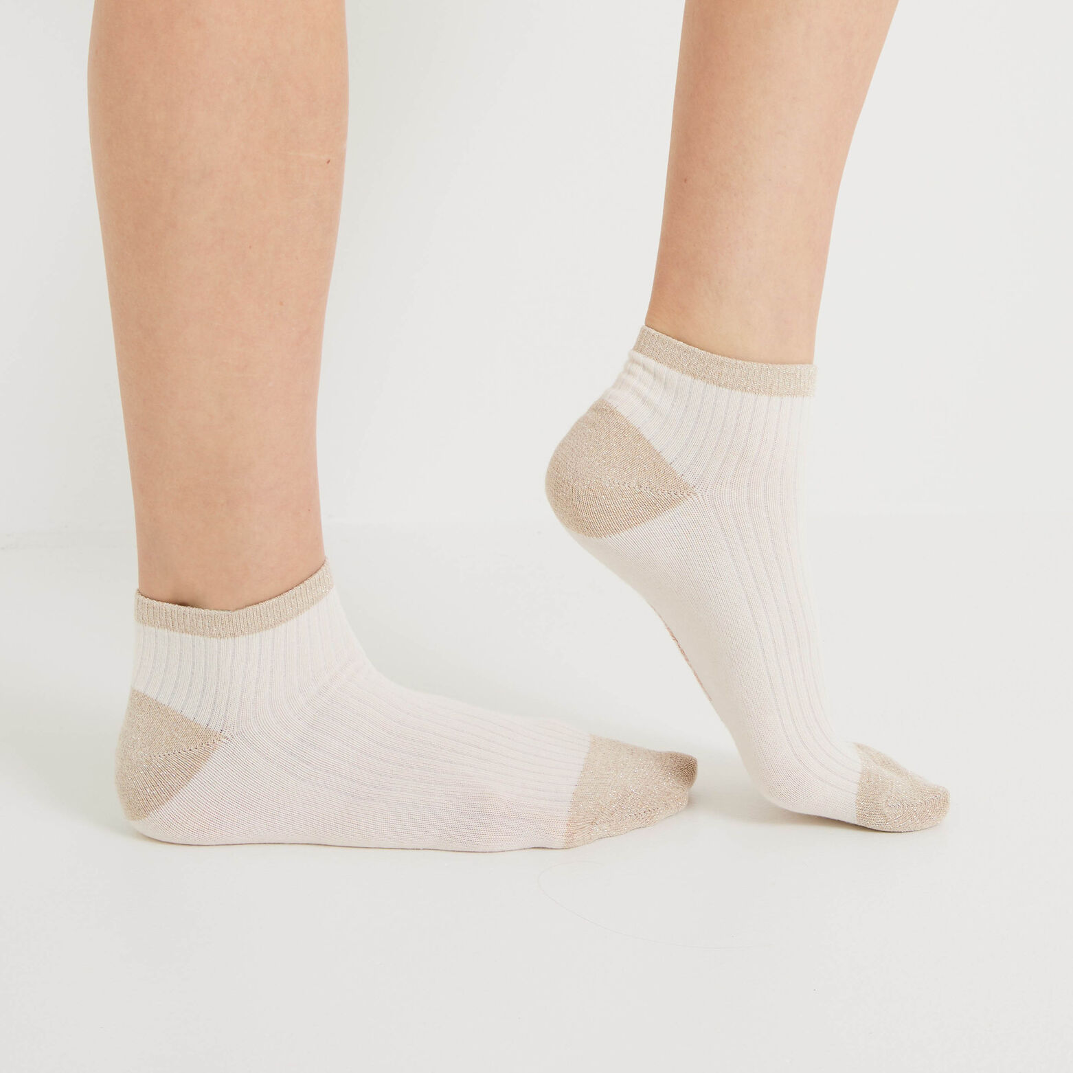 Lot de 2 paires de socquettes femme