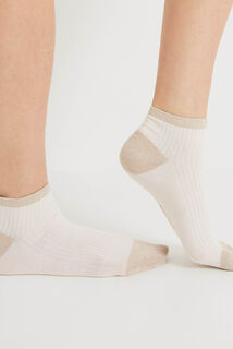 Lot de 2 paires de socquettes femme