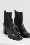 Bottines en cuir femme