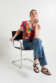 Blouse imprimée femme