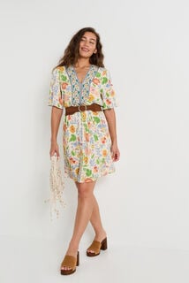 Robe imprimé fleuri femme
