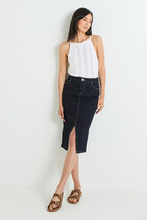Jupe en jean femme