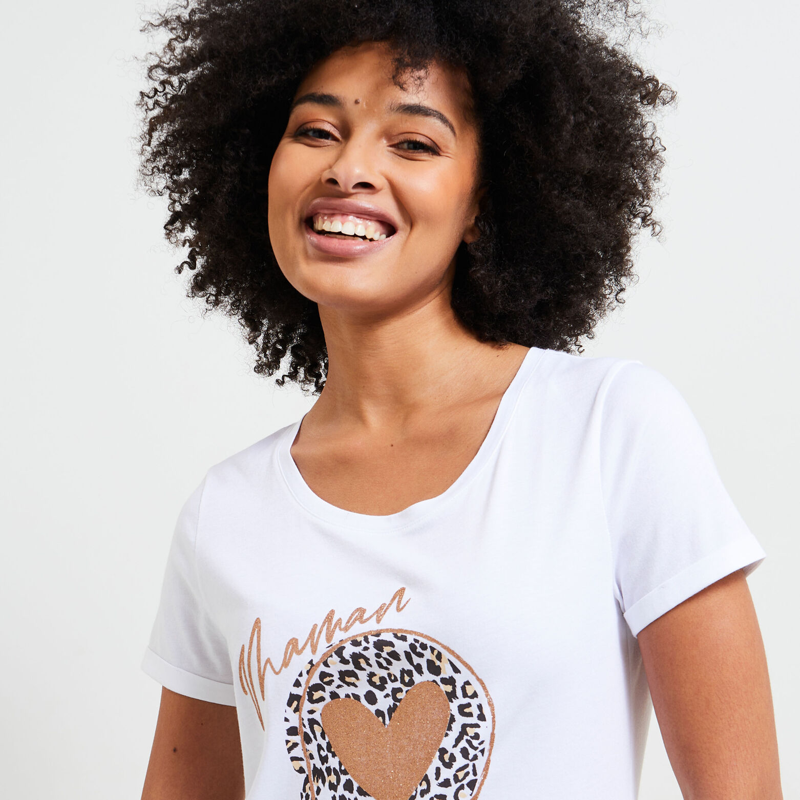 Tshirt print femme