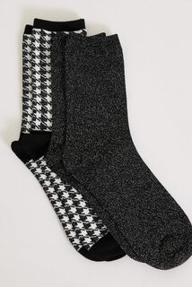 Lot de 2 paires de chaussettes femme