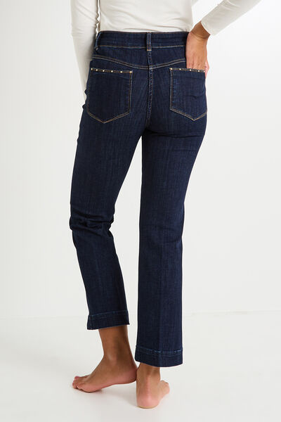 Jean bootcut raccourci IBIZA RB02 femme
