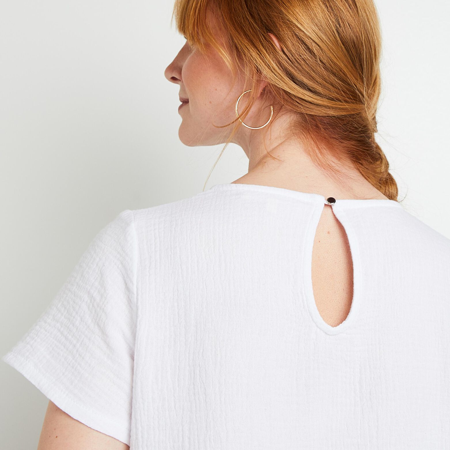 Blouse manches courtes femme