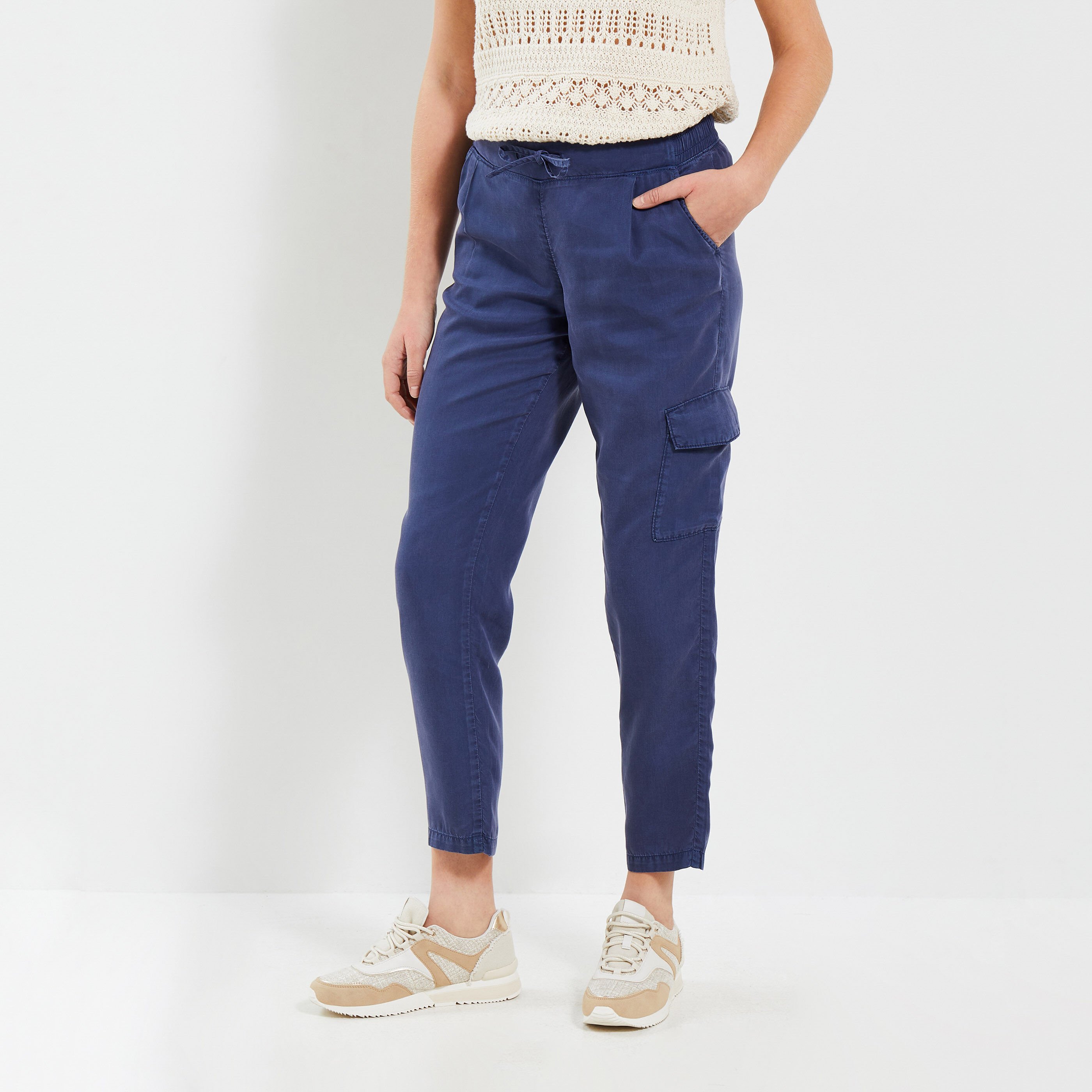 Pantalon cargo femme