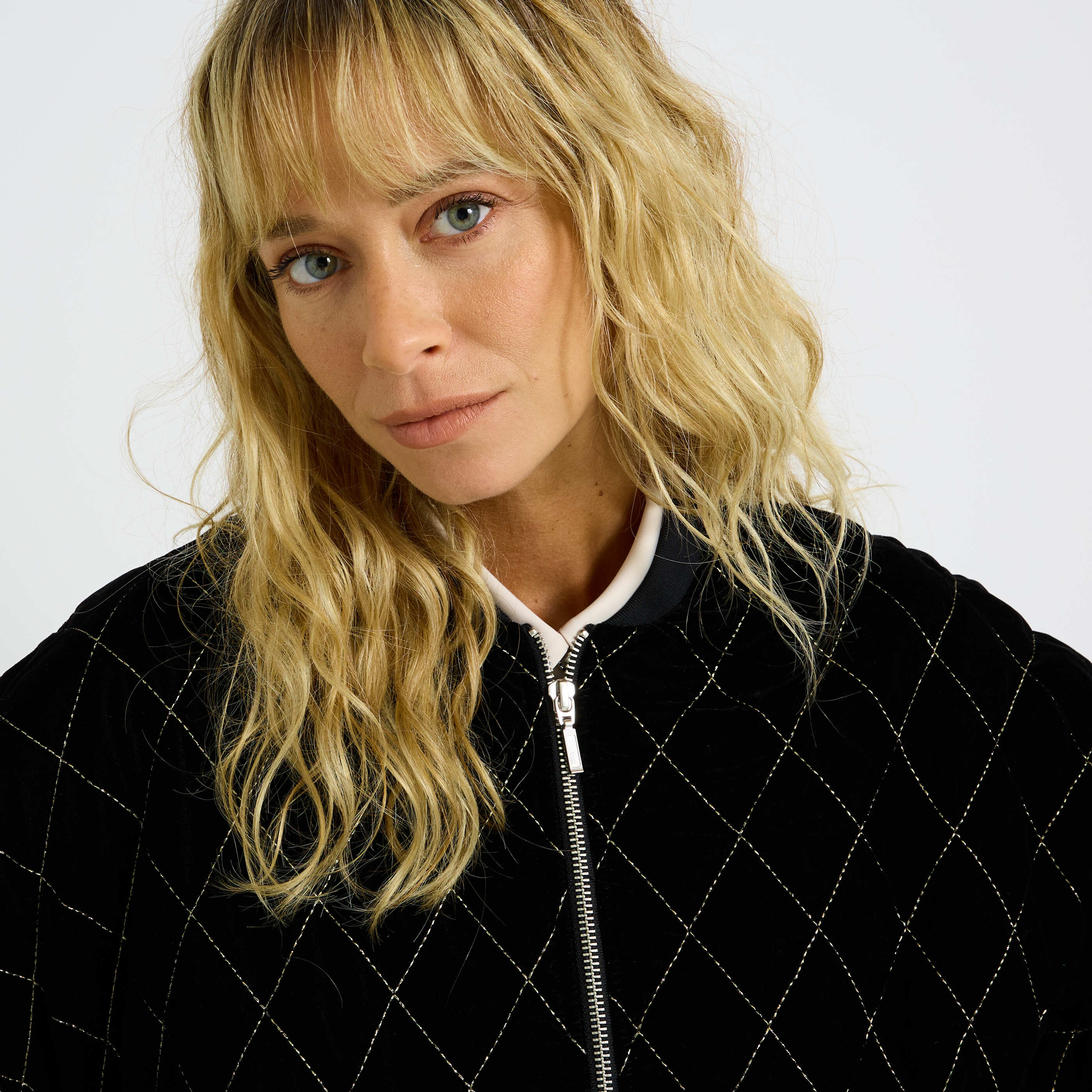 Bomber en velours femme