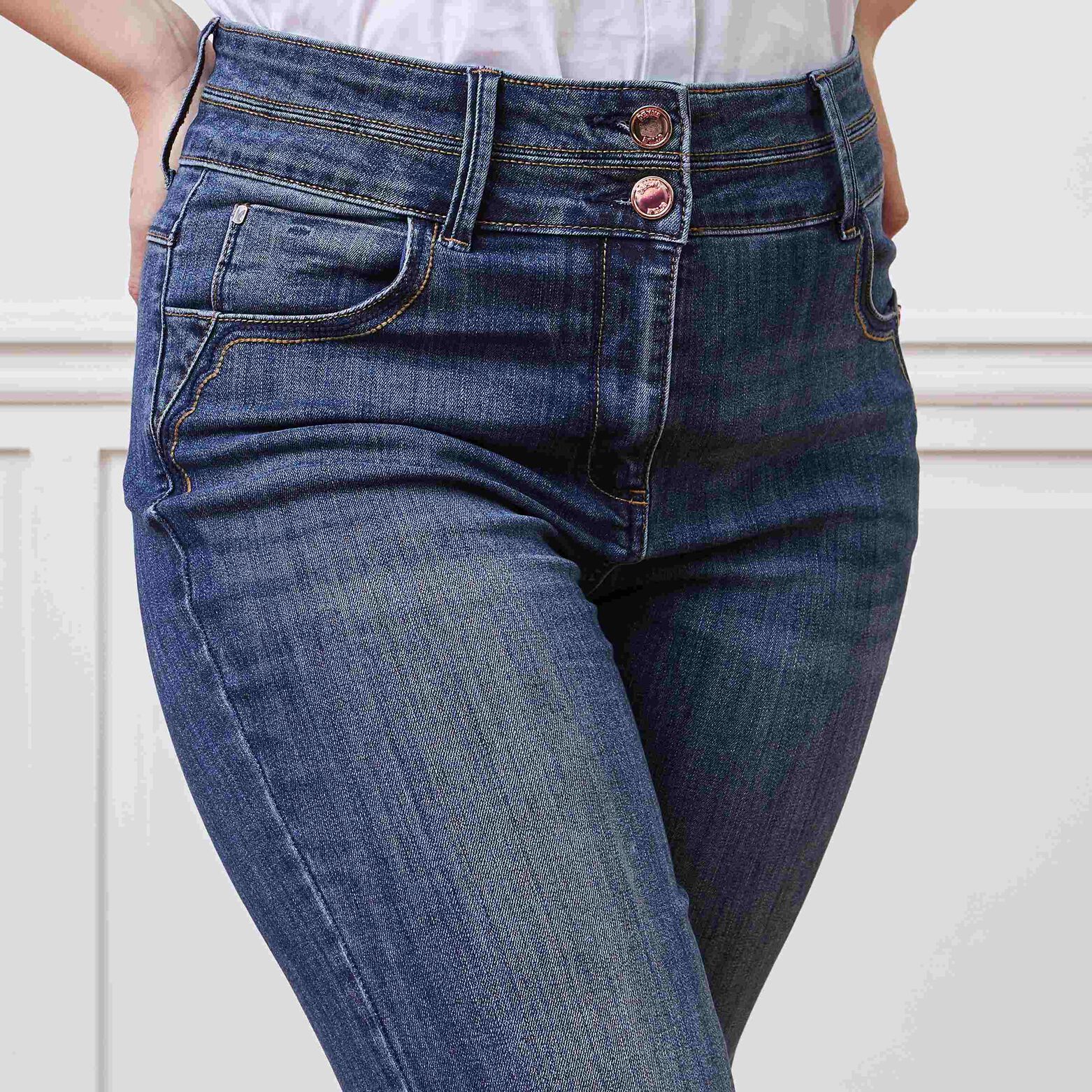 Jean droit taille haute ROME femme