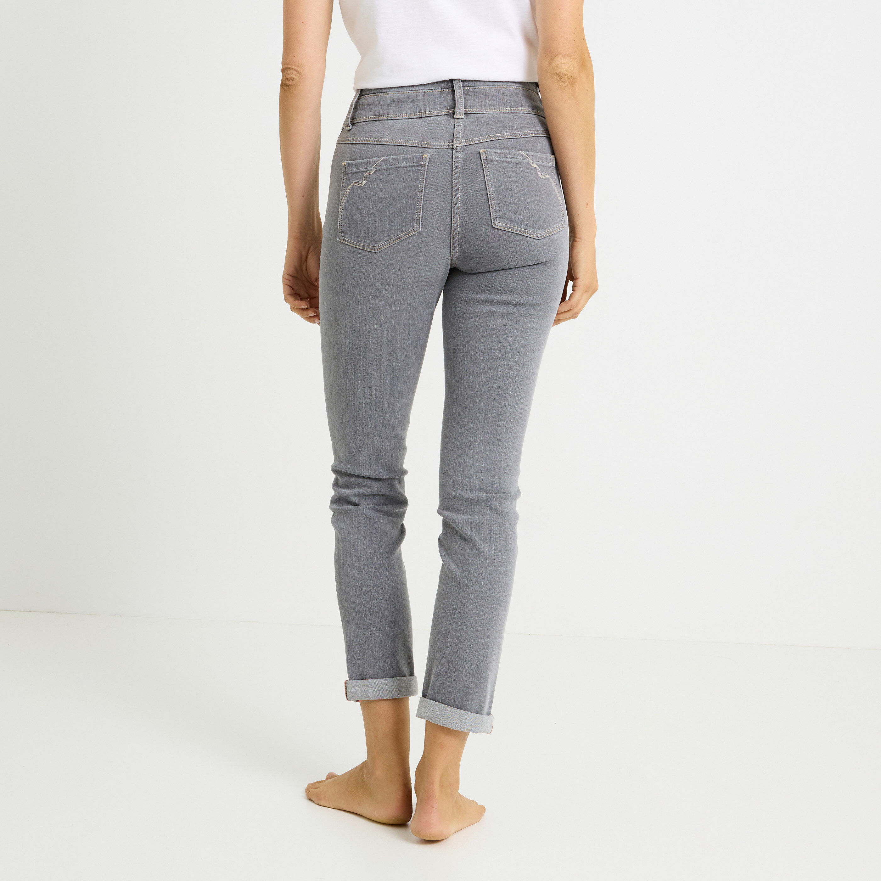 Jean slim raccourci HANOI R02 femme