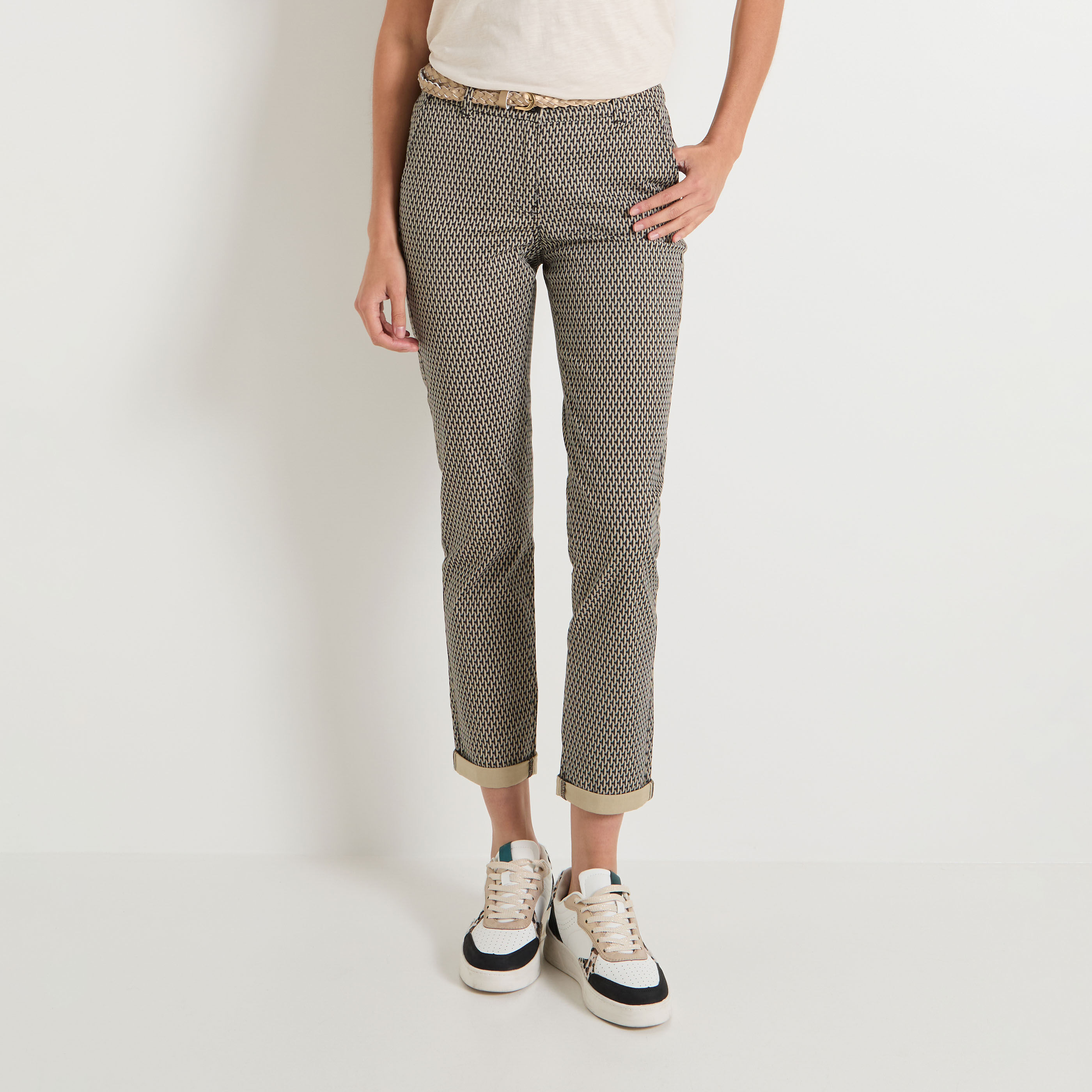 Pantalon chino femme