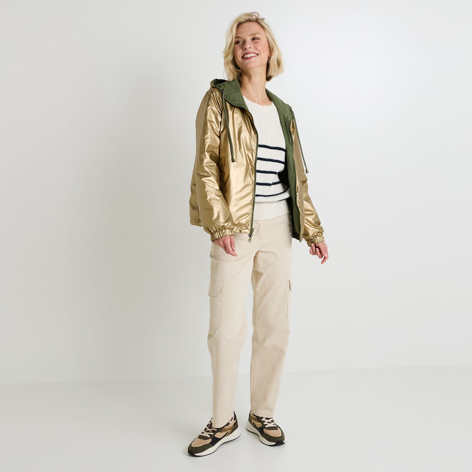 Parka réversible femme